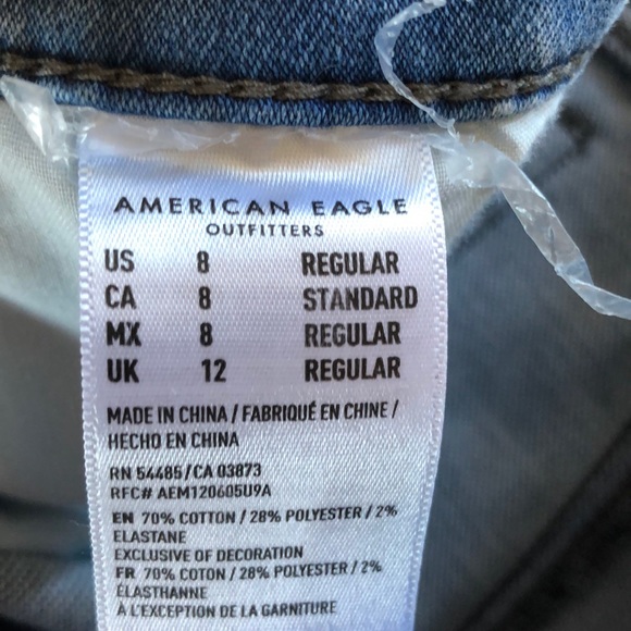 American eagle light blue skinny jeans - Picture 3 of 5